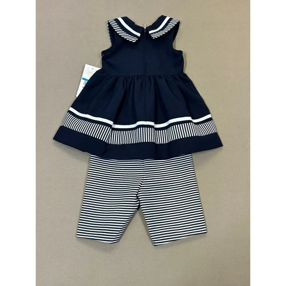 Bonnie Baby Girls‎ Nautical Top and Capris Size 24 M